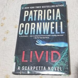 Patricia Cornwell- livid hard cover book